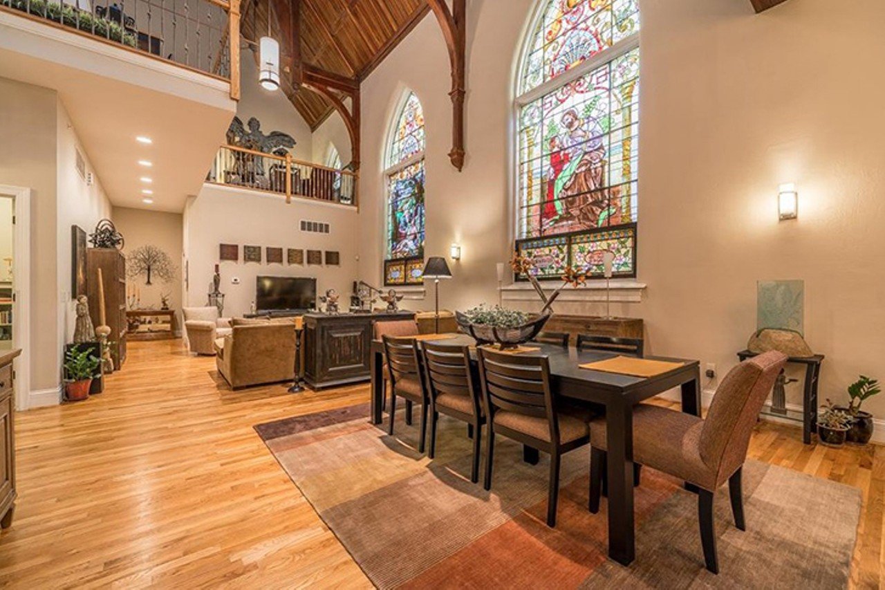 This Incredible Bellevue Condo Inside a Renovated Century-Old Church is For Sale