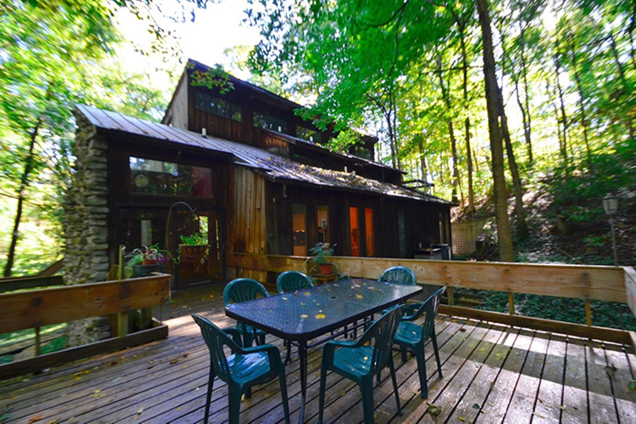 This Modern Colerain Township Treehouse is a Secluded Nature-Filled Escape