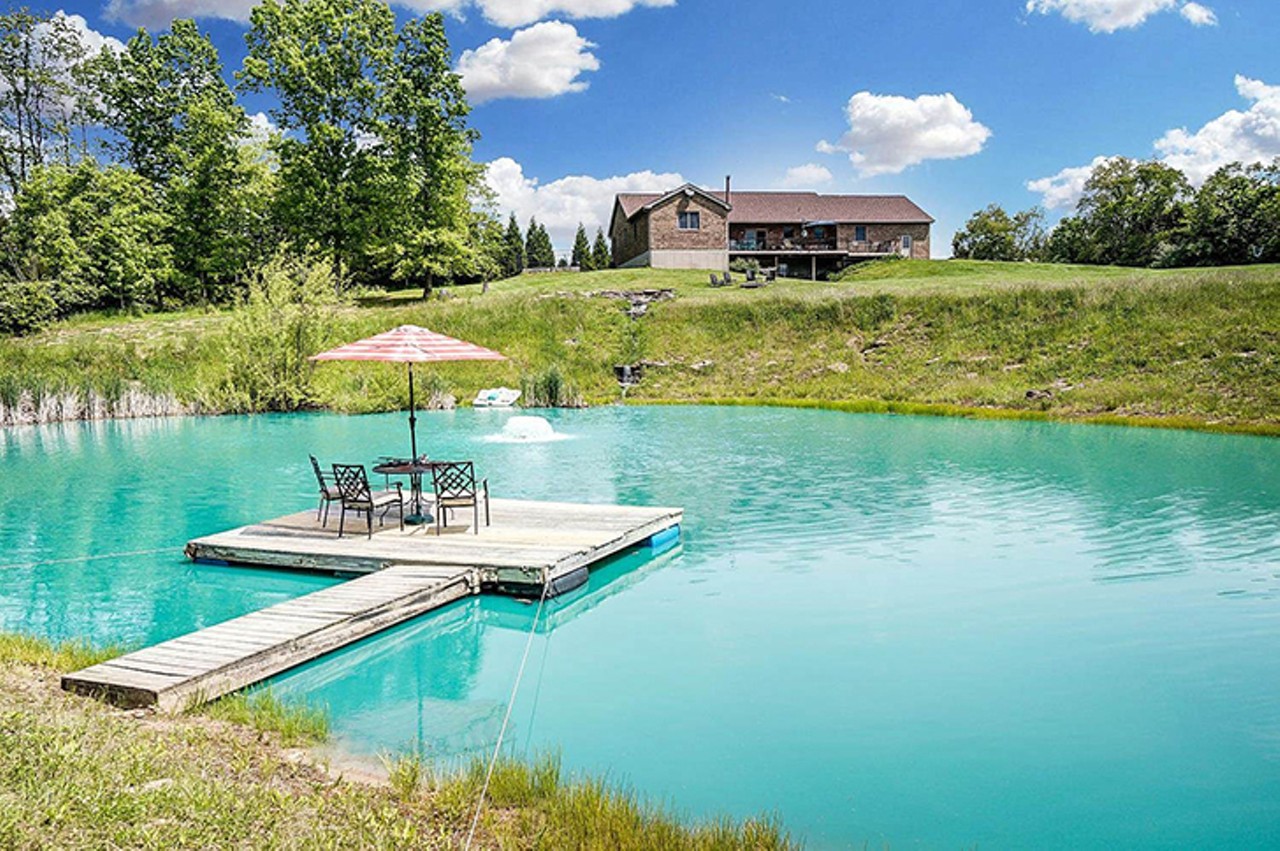 This Northern Kentucky Ranch Has Its Own Swimming Pond and Mini Vineyard