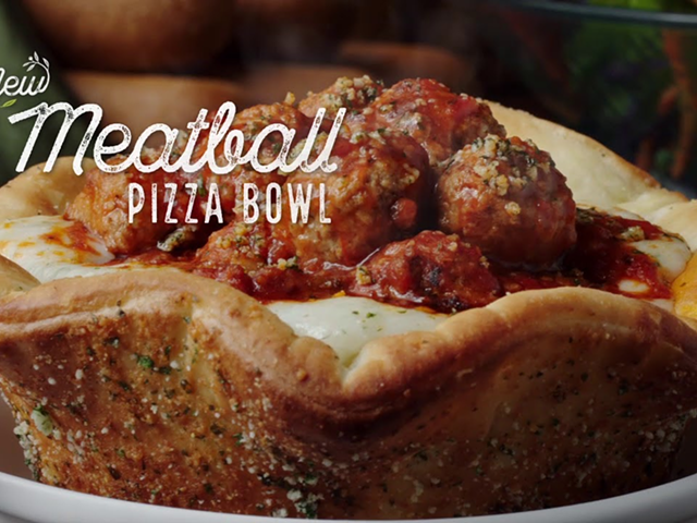 It's a pizza! In a bowl!