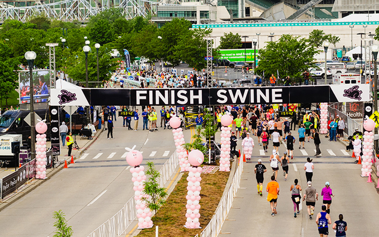 Ticket to Hope will be stationed at the "Finish Swine" on Saturday, May 6 to give hi-fives.