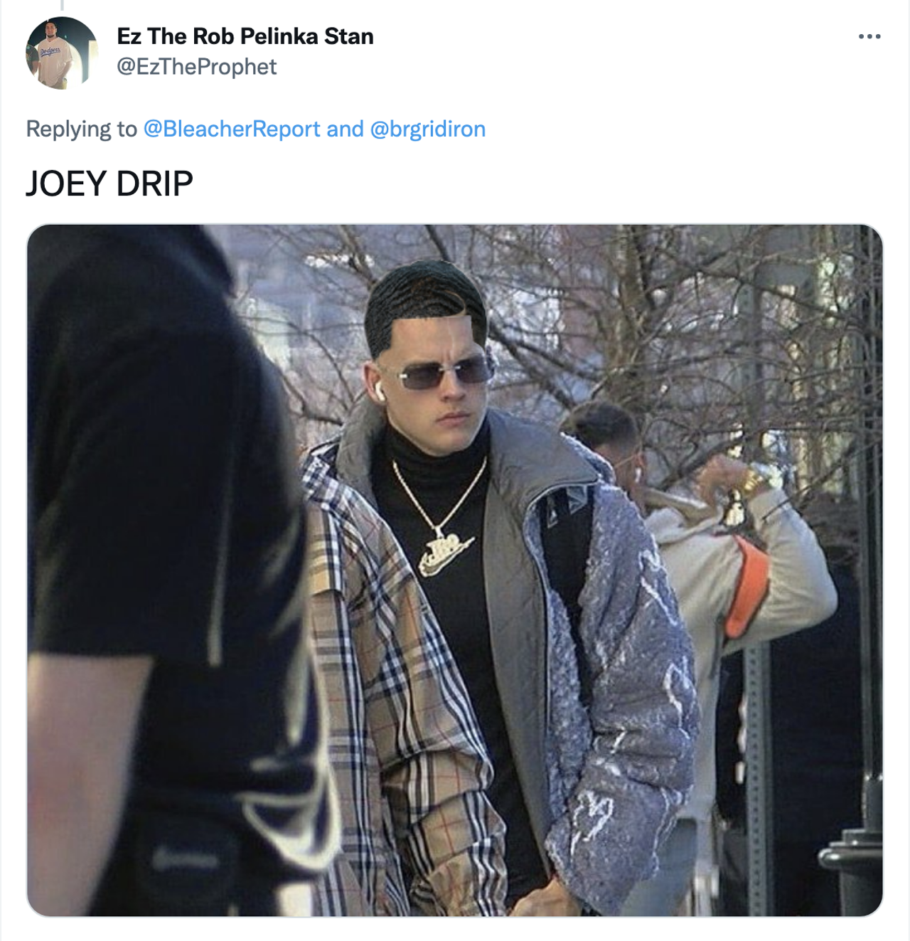 Twitter Both Loved and Hated Joe Cool's Drip at the AFC Championship Game, Cincinnati