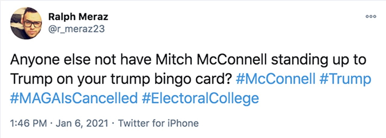 Twitter Reacts as Kentucky Sen. Mitch McConnell Grows Set of Balls, Defends Election Results