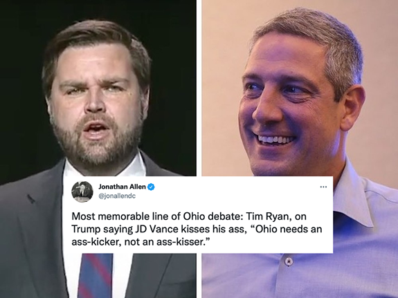 Twitter Roasts Middletown Native J.D. Vance after Debate with Tim Ryan for Ohio's U.S. Senate Seat