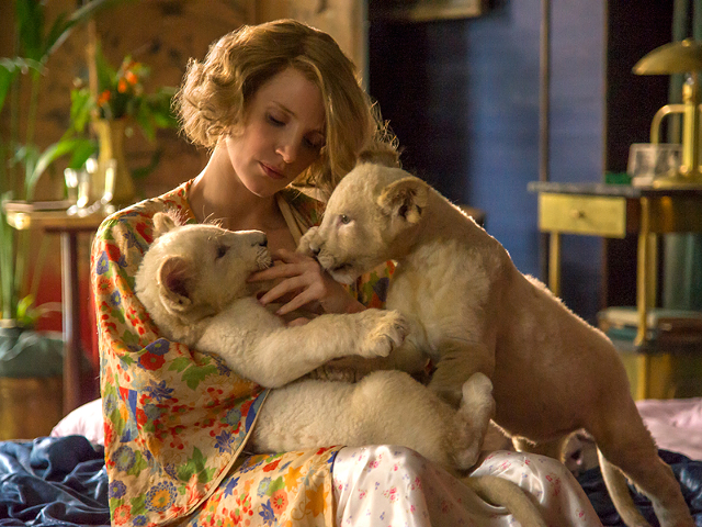 Jessica Chastain stars in "The Zookeeper’s Wife."