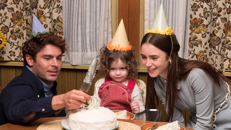 Zac Efron (left) and Lily Collins in "Extremely Wicked, Shockingly Evil and Vile." - Courtesy of Sundance