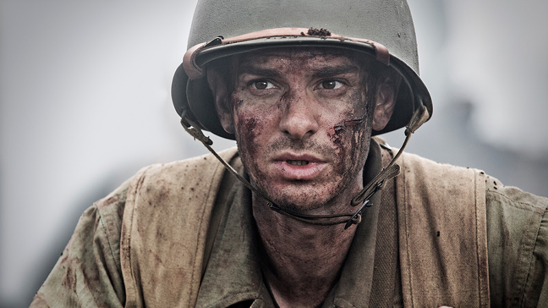 Andrew Garfield as Army medic Desmond Doss - Photo: Mark Rogers