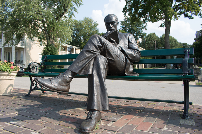 A statue of abolitionist James Bradley in Covington - Photo: Grace Lawler