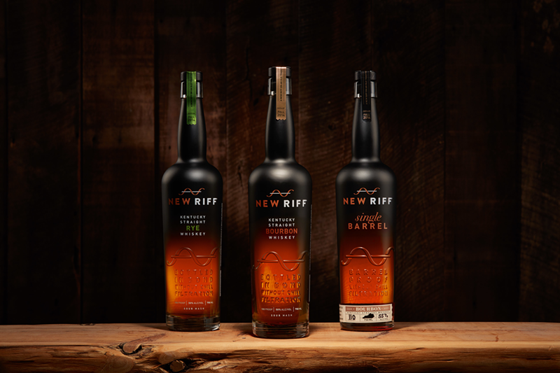 Bottles of New Riff's rye, bourbon and single barrel - Photo: Provided by New Riff