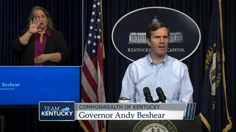 Kentucky Gov. Andy Beshear - Photo: YouTube screengrab