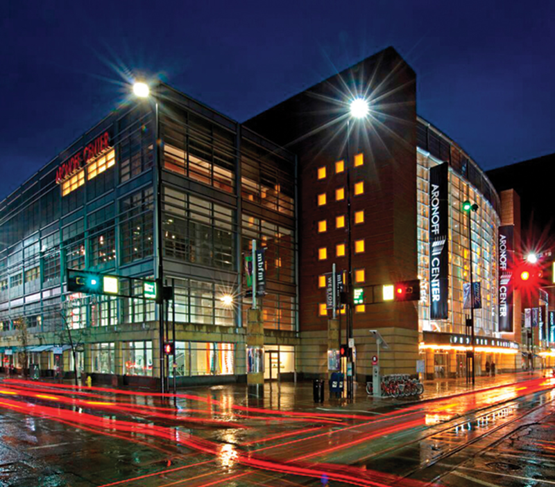 Within the Aronoff are Procter & Gamble Hall, Jarson-Kaplan Theater and Weston Art Gallery.