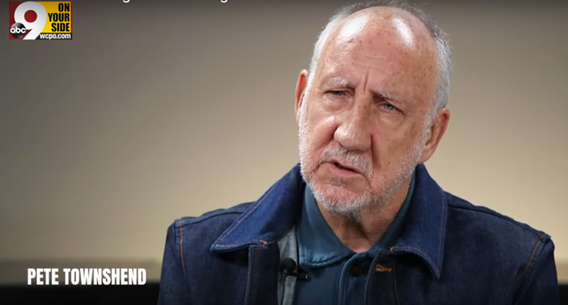 Pete Townshend in WCPO's 'The Who: The Night That Changed Rock' - Screenshot