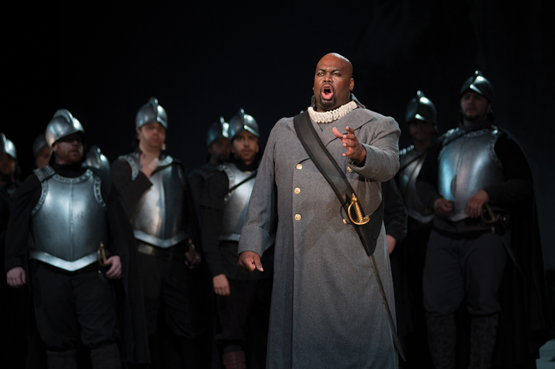Morris Robinson in Cincinnati Opera's 2015 production of Verdi's "Il Trovatore" - Photo: Philip Groshong