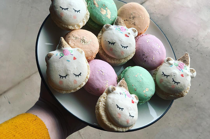 Some mega cute macarons - PHOTO VIA FACEBOOK.COM/OLIVERSDESSERTS