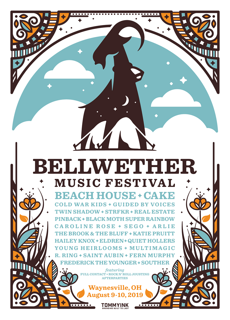 Bellwether Music Festival Announces 2019 Additions Cake, Guided By Voices, STRFKR, Black Moth Super Rainbow and More