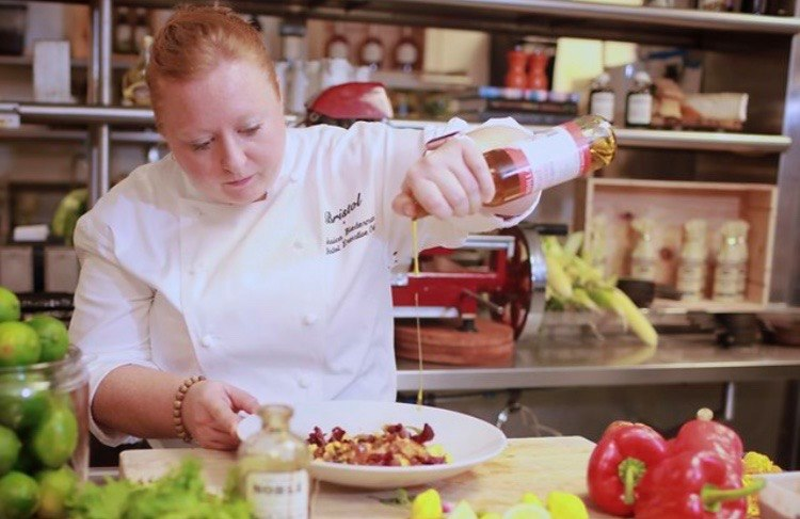 Chef Jessica Biederman in the kitchen - Photo: Provided by The Summit