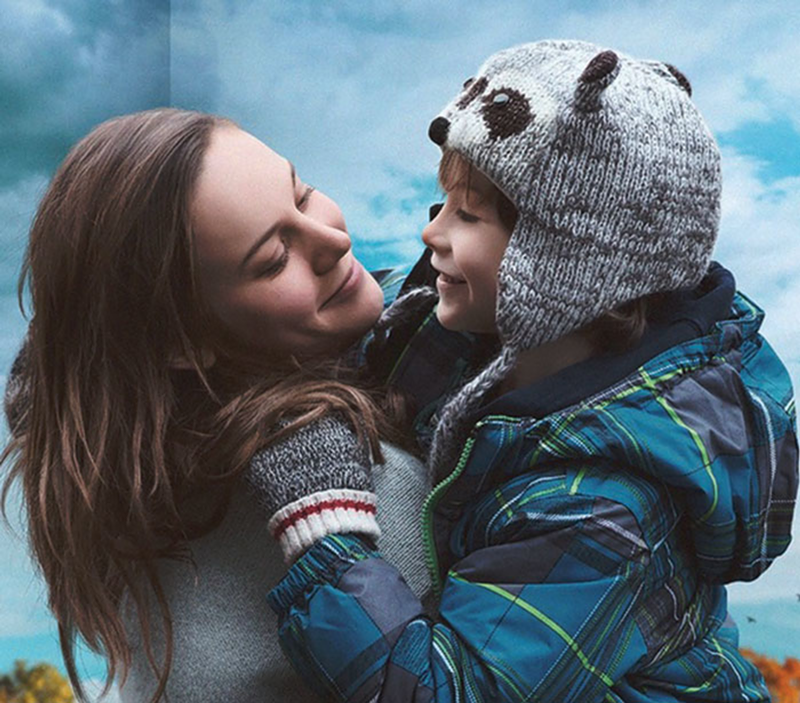 Brie Larson and Jacob Tremblay in Room