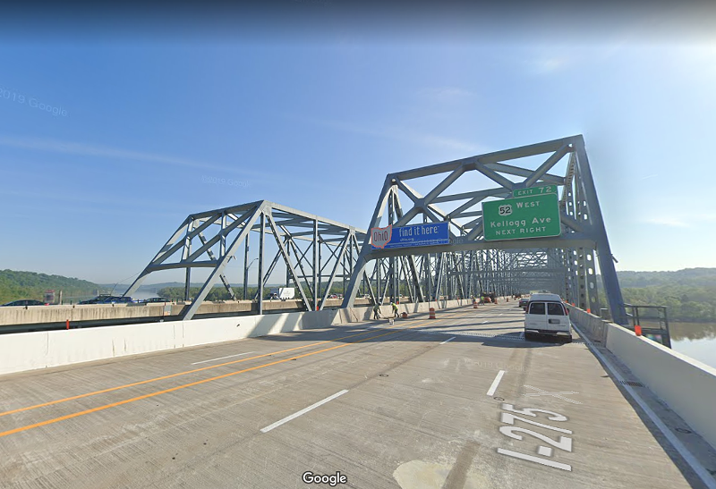 Interstate-275 West - Screenshot taken via Google Maps