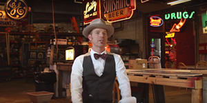 Jake Speed talking 'Signs & Songs' at the American Sign Museum