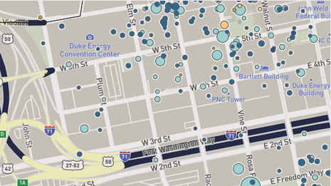 Crime reports in Central Business District - Cincy Insights