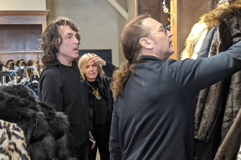 Kiss members visited Covington's Donna Salyers' Fabulous-Furs ahead of Lexington show - Photo: Scooter Media Agency