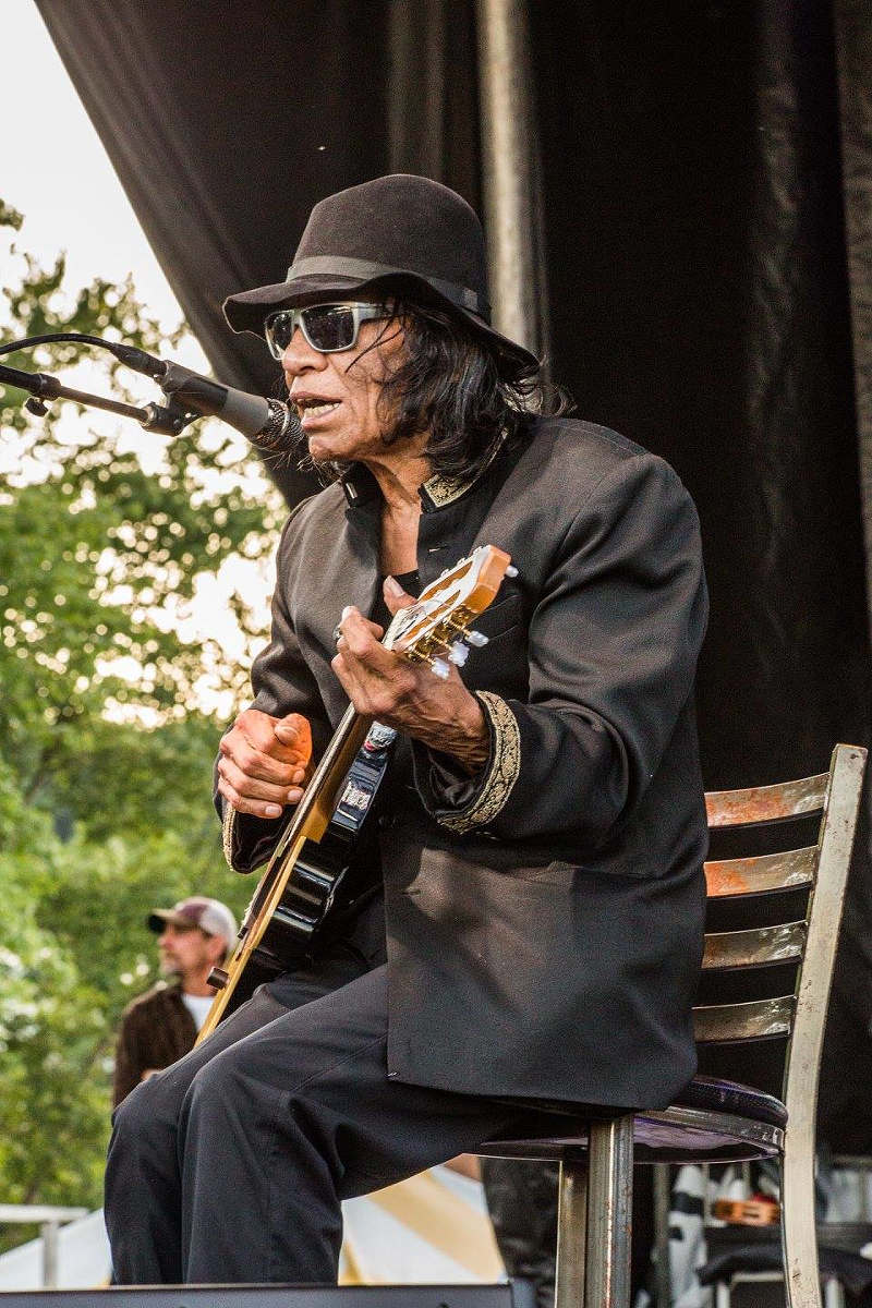 Rodriguez at the Nelsonville festival in 2017 - Photo: Catie Viox