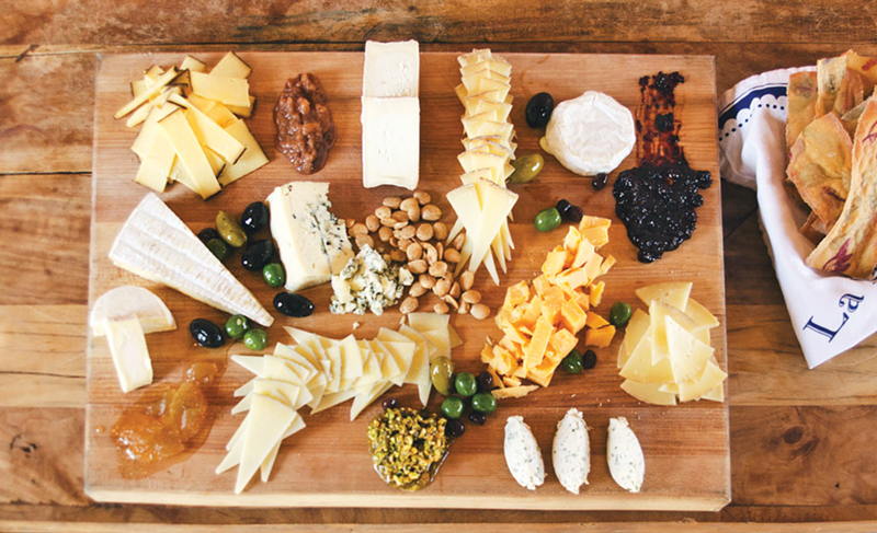A cheese plate from Dutch's Larder