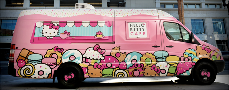 The Hello Kitty Cafe Truck - Photo: https://www.sanrio.com/pages/hellokittycafe-trucks