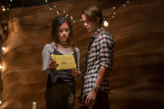Phoebe (Jenny Ortega), left, and Cole (Judah Lewis) discover that their killer babysitter has unfinished business in McG's uneven but entertaining sequel. - Photo: Netflix