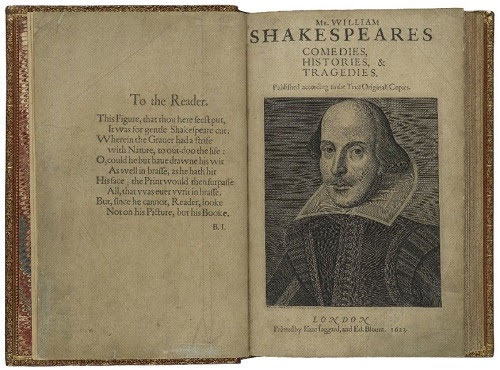 “First Folio,” the first published collection of Shakespeare’s works - Photo: Provided