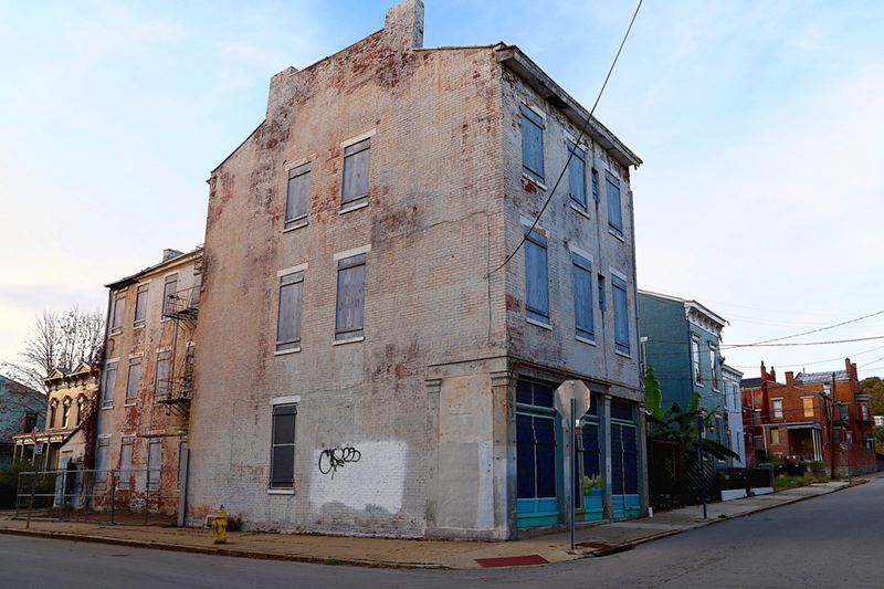 A vacant building on the corner of Baymiller and York streets in the West End - Nick Swartsell