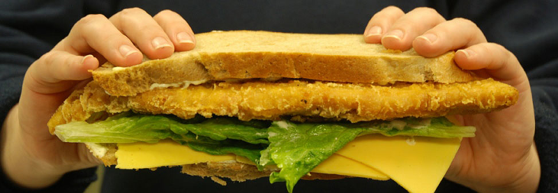 Bridgetown Finer Meats' bigger-than-the-bread fried fish sandwich. - Photo: Provided