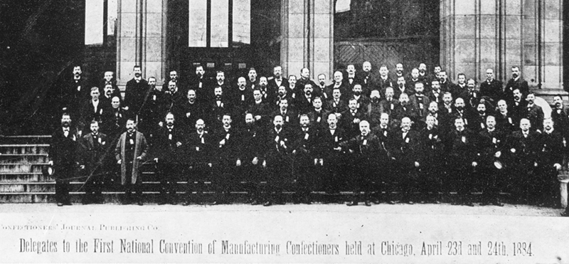 he first convention of the National Confectioners' Association in Chicago in 1884. Seven Cincinnati Candy Barons are in this photo. - Photo: Courtesy of the Public Library of Cincinnati and Hamilton County