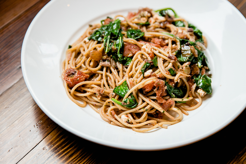 Greek spaghetti - Photo: Hailey Bollinger