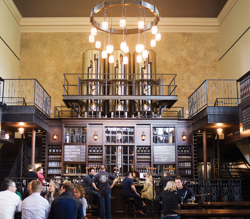 Brewpub and restaurant Taft's Ale House is located inside a restored 1850 church. - Photo: Jesse Fox