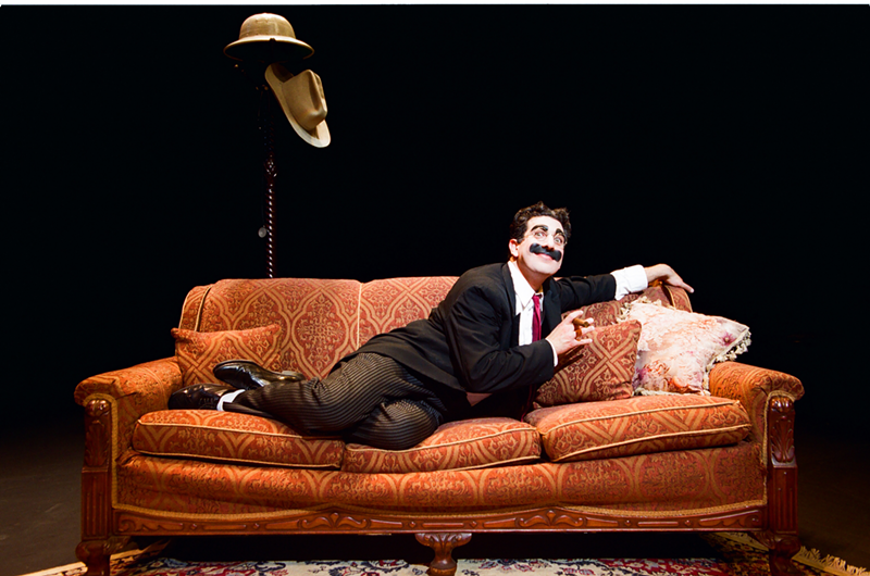 Frank Ferrante as Groucho Marx - photo courtesy of Frank Ferrante Productions