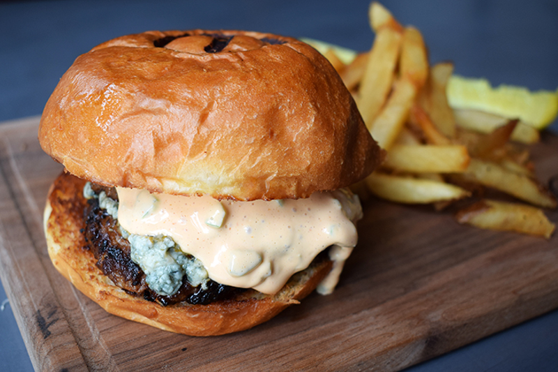 Nation Kitchen and Bar's White Buffalo burger for Cincinnati Burger Week - Photo: Provided by Nation