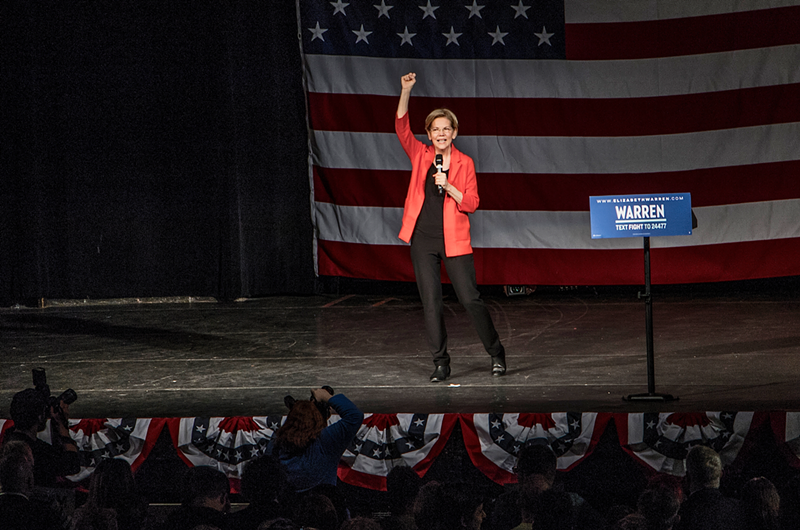 U.S. Sen. Elizabeth Warren at a campaign stop in Cincinnati - Photo: Nick Swartsell