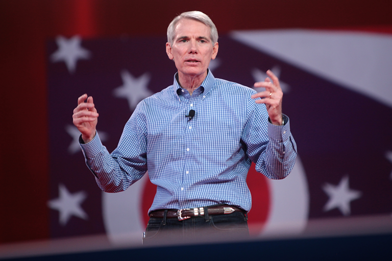 U.S. Sen Rob Portman, who stood behind GOP presidential nominee Donald Trump, announced he was no longer supporting the candidate this weekend after tapes revealing Trump boasting about sexual assault were published. - Gage Skidmore