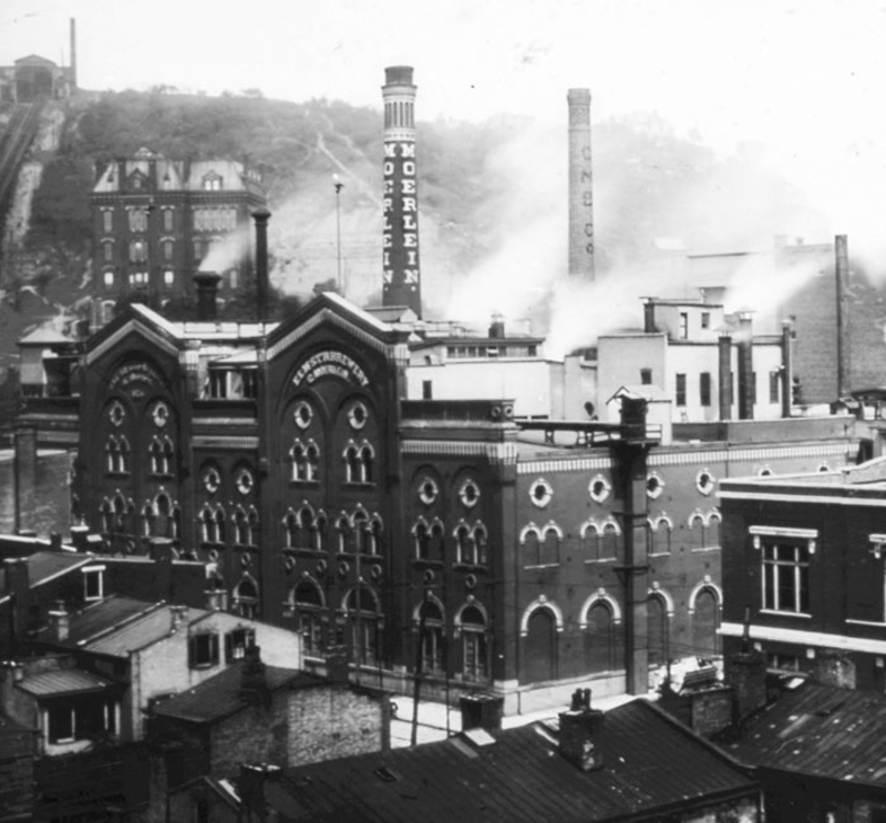 Cincinnati Library’s digital collection includes this photo of the early Christian Moerlein plant. - Photo: Provided