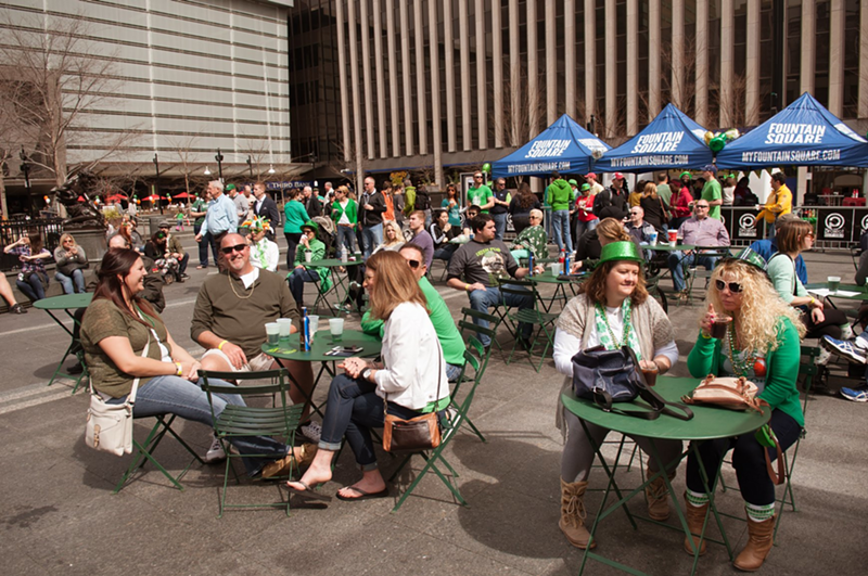 Wear green, drink beer. - Photo: Fountain Square