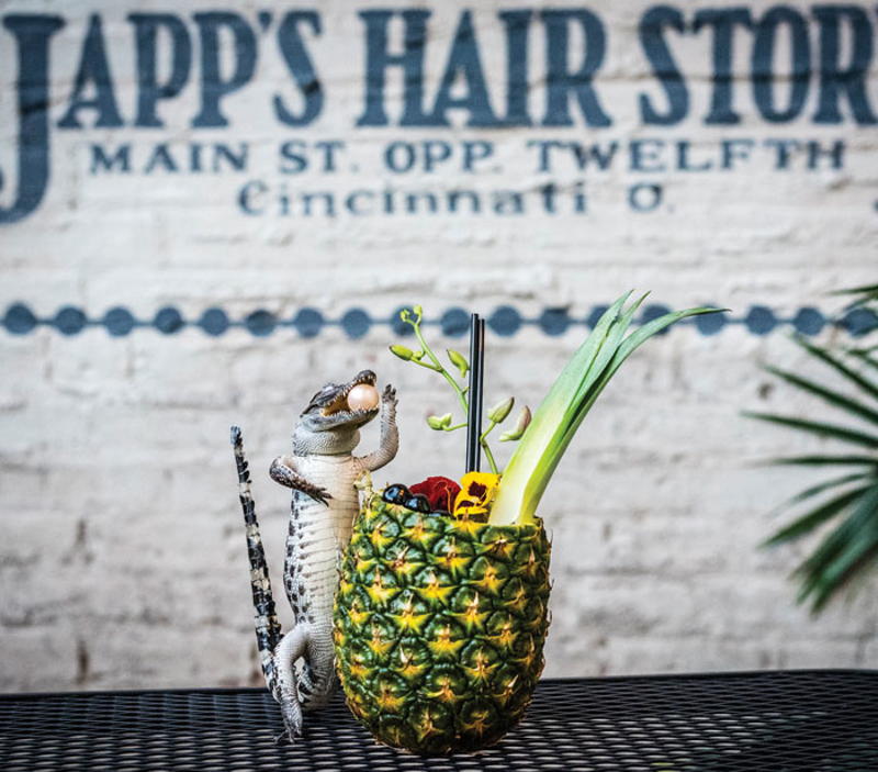 Japp’s monthly Tiki Night serves up island-inspired cocktail creations. - Photo: Jesse Fox