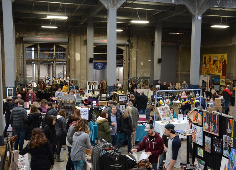 Shop Local and Sip Local at the Art on Vine Makers Market in the Rhinegeist Taproom