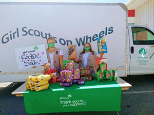 An in-person cookie sale - Photo: Girl Scouts of Kentucky's Wilderness Road