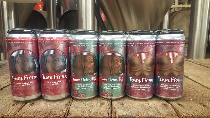 Team Fiona birthday beers from Listermann - Photo: Facebook.com/ListermannBrewing