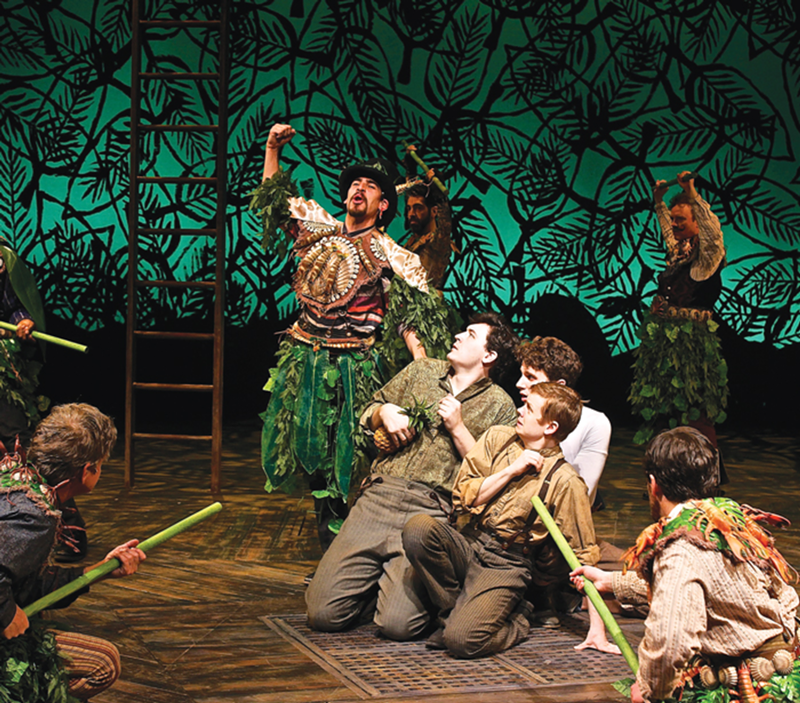 The Playhouse’s production of Peter and the Starcatcher is just one recent adaptation of the Peter Pan story.