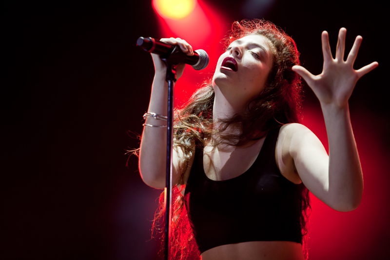 Lorde in 2014, when she could only afford to mime performing in a glass box - Photo: By Liliane Callegari (CC-by-2.0)