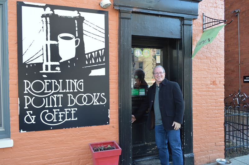 Richard Hunt, owner of Roebling Point Books & Coffee. - Katie Griffith