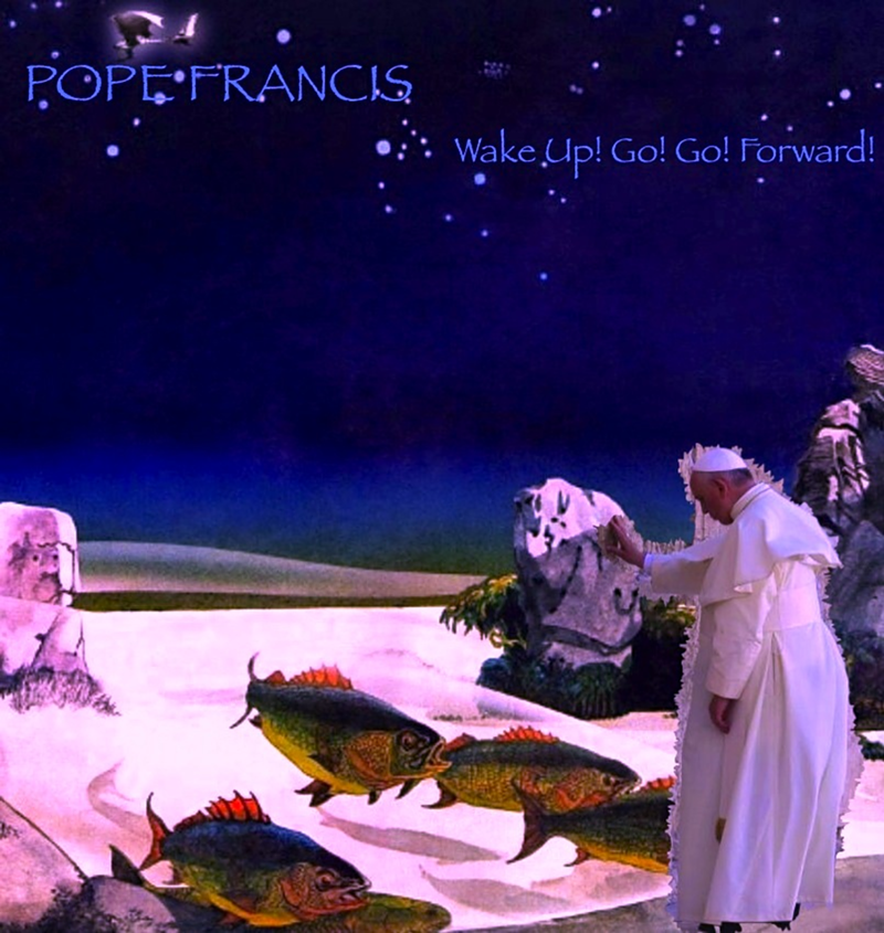 Not Pope Francis' forthcoming album cover