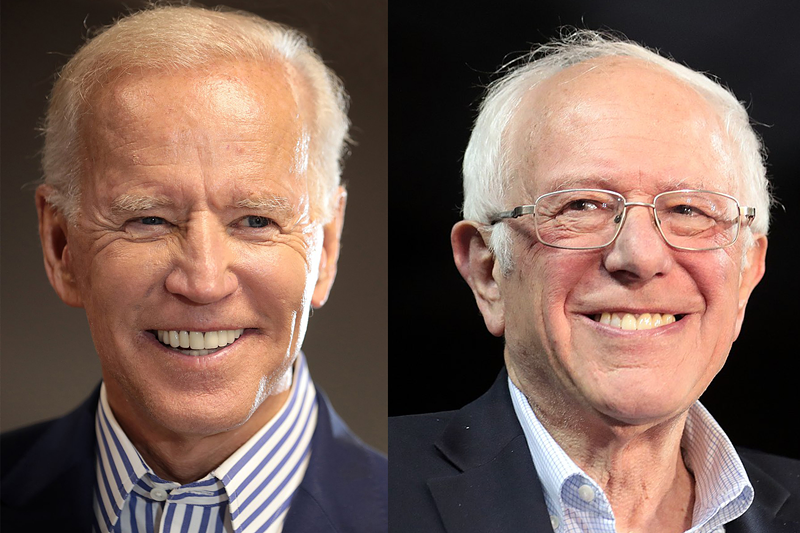 Joe Biden (left) and Bernie Sanders - Photo: Gage Skidmore